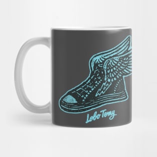 LOBO TOMY flying sneakers Mug